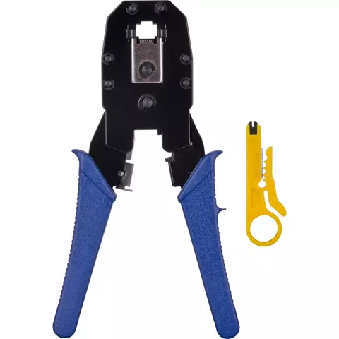 Alicate Crimpador Fortrek ALC01 FK 223E RJ45/RJ11/RJ12 com Catraca e Decapador