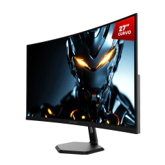 Monitor Gamer Pcyes Quartzo Q27C Curvo 27" Full HD, 100Hz, 5ms, VA, FreeSync, Vesa HDMI/VGA (Cabo HDMI) - PMGQ27C100BV