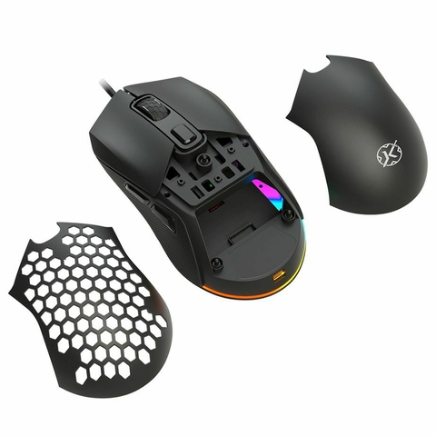 Mouse Gamer Kalkan Skadi, RGB, 12.800DPI, com Capa Magnética, 6 Botões Programáveis, Sensor Instant, Switch By Huano, Ultraleve 65g - KLK00008 - comprar online
