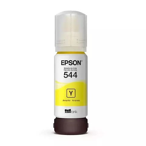 Refil de Tinta Epson T544, 65ML, Amarelo - T544422-BR