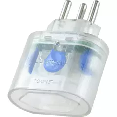 Protetor Contra Surtos DPS Clamper Transparente 1 Tomada Pocket 3P