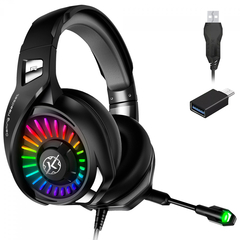 Headset Gamer Kalkan Modi, Led RGB, Surround 7.1, Drivers de 50mm, (Conexão USB)(Com Adaptador USB-C) - KLK00024 - comprar online