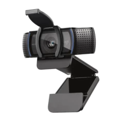 Webcam Logitech C920s Full HD 1080p 30 FPS com Microfone c/ Proteção de Privacidade Widescreen