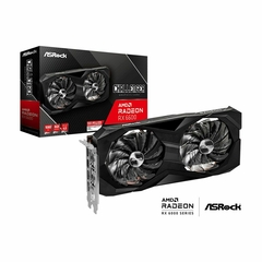 Placa de Vídeo AMD RX 6600 8GB GDDR6 ASRock Challenger Dual Fan 128 Bits (3 Displayport, 1 HDMI) - 90-GA2RZZ-00UANF