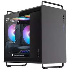 Gabinete Gamer Bluecase Tiny Pro Black BG-056B *Com 5 Fans Led Argb* - Micro-ATX e Mini-ITX - comprar online