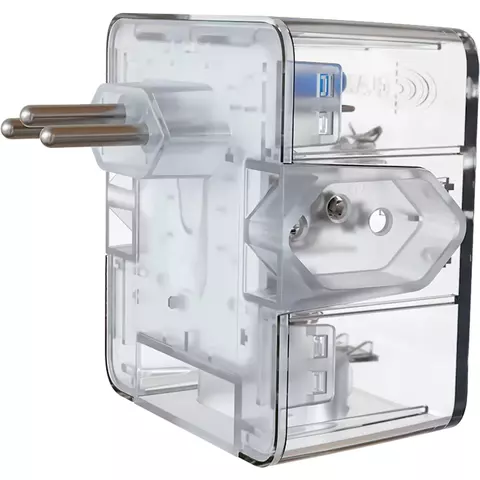 Filtro Contra Surtos DPS Clamper Transparente 3 Tomadas iClamper Energia 3