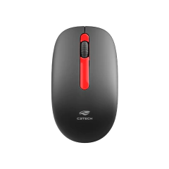 Mouse Sem Fio C3Tech M-W15RBK Vermelho 1.200DPI