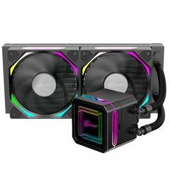 Water Cooler Kalkan Delta 240mm Led ARGB, Wireless Intel/AMD LGA1700,AM5 TDP: 280W - KLK00050