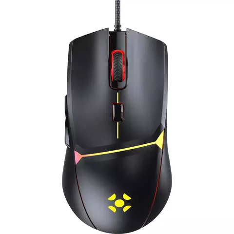 Mouse Gamer Fortrek Crusader Black Edition 12800DPI Switch By Huano