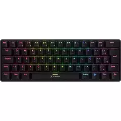 Teclado Mecânico 65% Fortrek Gravity Air Compact Black RGB Tri-Mode (Bluetooth/Wireless/USB) Recarregável Switch Brown na internet