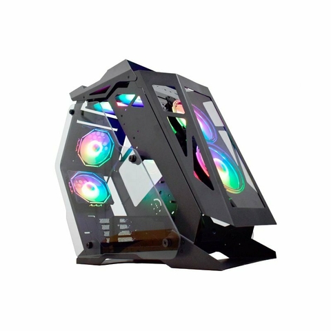 Gabinete Gamer K-Mex Micro Ranger *Open Case Mod - CG-01PQ *Sem Fan Led* - Micro-ATX e Mini-ITX