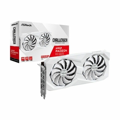 Placa de Vídeo AMD RX 6600 8GB GDDR6 ASRock Challenger White Dual Fan 128 Bits (3 Displayport, 1 HDMI) - 90-GA4UZZ-00UANF