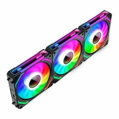 Kit 3 Cooler Fan 120mm Redragon Infinity Mirror Uni Fan GC-F012
