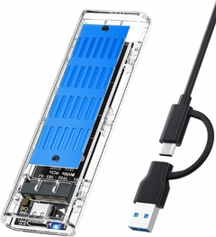 Case SSD M.2 NVMe Exbom CGHD-M2NV700 Transparente - loja online