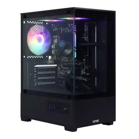 Gabinete Gamer Vinik G-Shield *Com 3 Fans Led Rgb* - Micro-ATX e Mini-ITX