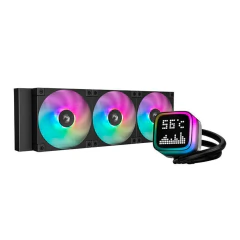 Water Cooler DeepCool LP360, 360mm, ARGB, Display Pixelizado, Intel LGA-1851/AMD-AM5 - R-LP360-BKMSNC-G-1