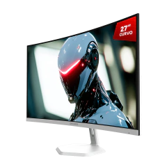 Monitor Gamer Pcyes Quartzo Q27C Curvo 27" White Ghost, Full HD, 100Hz, 5ms, VA, FreeSync, Vesa HDMI/VGA (Cabo HDMI) - PMGQ27C100WG - comprar online