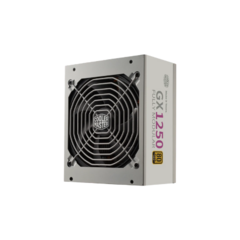 Fonte ATX 3.0 1250W PFC Ativo 80 Plus Gold Cooler Master Full Modular White Edition - 10 Anos de Garantia - comprar online