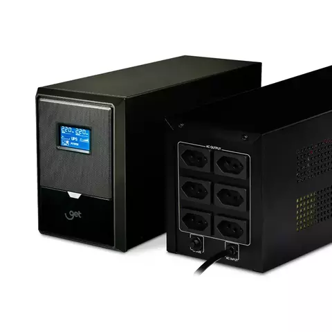 Nobreak Get 3000VA 1800W UPS 6 Tomadas Entrada: 220V | Saída: 220V - comprar online