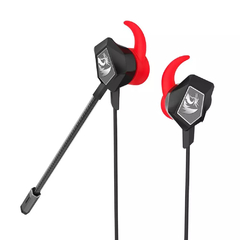 Fone de Ouvido Gamer Intra Redragon Bomber Elite E300 P3 C/ Adaptador P2 (Pega em Todas as Plataformas)