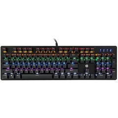 Teclado Mecânico HP GK400F RGB Switch Blue