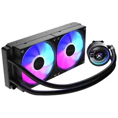 Water Cooler Kalkan Aura Lite 240mm Led ARGB, Espelho Infinito, Intel/AMD LGA1851/AM5 TPD: 250W ± 10% - KLK00098 - comprar online