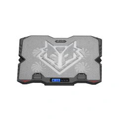 Base Para Notebook C3Tech NBC-90SI 15.6" Gamer com Suporte para Celular + Painel LCS + 5 Cooler Led + Ajuste Altura - comprar online