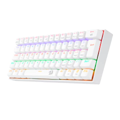 Teclado Mecânico 60% Redragon Lakshmi White Rainbow Switch Blue - comprar online