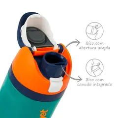 Garrafa Térmica Inox Get Wai 710ml Verde Bebidas geladas por até 24 horas e quentes por até 12 horas - comprar online
