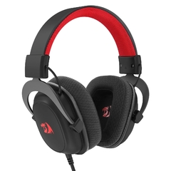 Headset Gamer Redragon Zeus Lite Black, Led RGB, Drivers de 53mm, Microfone Removível (Conexão 1XP3)(Com Adaptador P2)(Pega em Todas as Plataformas) - comprar online