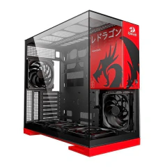 Gabinete Gamer Geometric Future Model 5 Redragon *Com 5 Fans - E-ATX, ATX, Micro-ATX e Mini-ITX - GEO-M5F-RD na internet