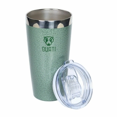 Copo Térmico Quati Com Tampa 473Ml Verde V2