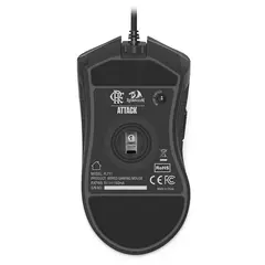 Mouse Gamer Redragon Flamengo Attack, 12.400 DPI, 8 Botões Programáveis, Led Vermelho, Sensor Pixart PAW3327, FL711 - comprar online