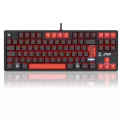 Combo Gamer Redragon Flamengo Teclado Mecâncio 80% Switch Brown + Mouse 12.400 DPI Sensor Pixart PAW3327 + Mousepad Grande 900x400x4mm - comprar online