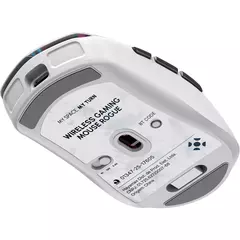 Mouse Gamer Fortrek Rogue White, RGB, Wireless, Sem Fio, BT, 16.000DPI, 6 Botões Programáveis, Recarregável, Switch By Huano - WZetta: Pcs, Eletrônicos, Áudio, Vídeo e mais