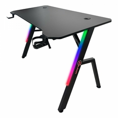 Mesa Gamer Kalkan Illumi RGB, Inclinável, Com Suporte Para Headset e Copo, Preto, KLK00030 na internet