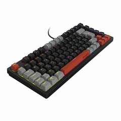 Teclado Mecânico 75% Pcyes Kirin Black Vulcan Rainbow Switch Blue - comprar online