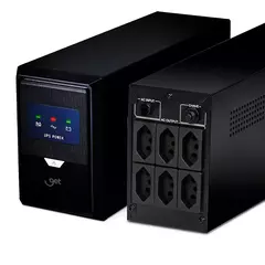 Nobreak Get 1200VA 6 Tomadas Entrada: Bivolt Saída: 115V - comprar online