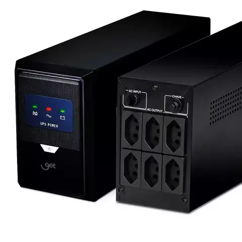 Nobreak Get 1200VA 6 Tomadas Entrada: Bivolt Saída: 115V - comprar online