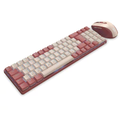 Kit Teclado e Mouse Sem Fio Gamer Redragon BS-8772 Pink - comprar online