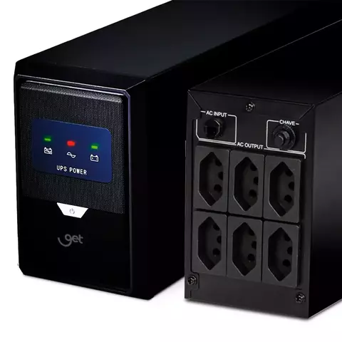 Nobreak Get 1500VA 6 Tomadas Entrada: Bivolt Saída: 115V - comprar online