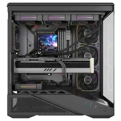 Gabinete Gamer Round5 IceBox Black *Com 4 Fans* - ATX, Micro-ATX e Mini-ITX - comprar online