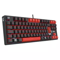 Teclado Mecânico 80% Redragon Flamengo Nation Led Red and White Switch Brown - comprar online