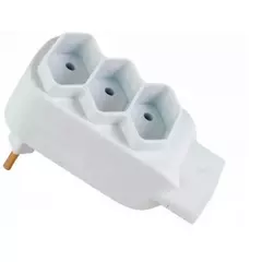 Adaptador para 4 Tomadas Luatek SL-6011 Padrão 2P+T - comprar online