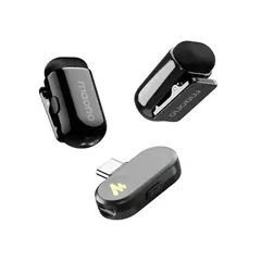 Kit Case com 2 Microfone Profissional de Lapela Sem Fio Maono Wave T1 Mini WM622 Lightning + USB-C + Bolsa - WZetta: Pcs, Eletrônicos, Áudio, Vídeo e mais