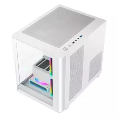 Gabinete Gamer Hayom White GB1799 *Com 4 Fans Led Rgb Controlável* - Micro-ATX e Mini-ITX na internet