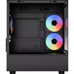 Gabinete Gamer Aerocool Viewport Black *Com 3 Fans Led Argb* - Micro-ATX e Mini-ITX na internet