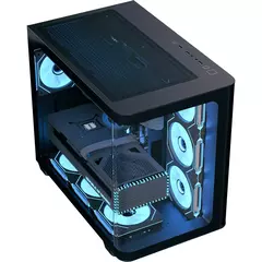 Gabinete Gamer Aerocool ATX P500C Black *Com 3 Fans Led Argb* - ATX, Micro-ATX e Mini-ITX na internet