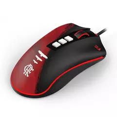 Mouse Gamer Redragon Flamengo Attack, 12.400 DPI, 8 Botões Programáveis, Led Vermelho, Sensor Pixart PAW3327, FL711 na internet