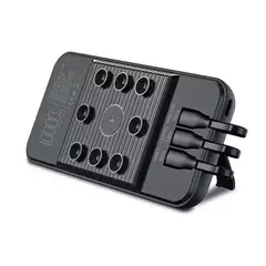 Carregador Portátil por Indução GT 10.000mAh 3 em 1 Cabo (USB-C/MicroUSB/Light) com Ventosa (1 Saídas USB) na internet
